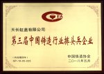 祝贺我司荣获第三届中国铸造行业排头兵企业