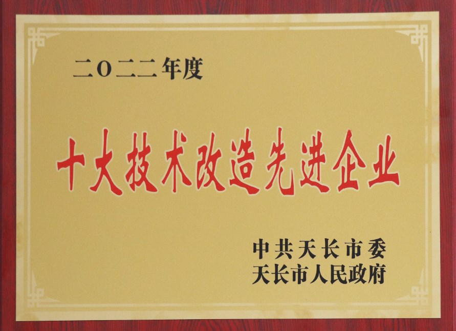 2022年度十大技术改造先進企业