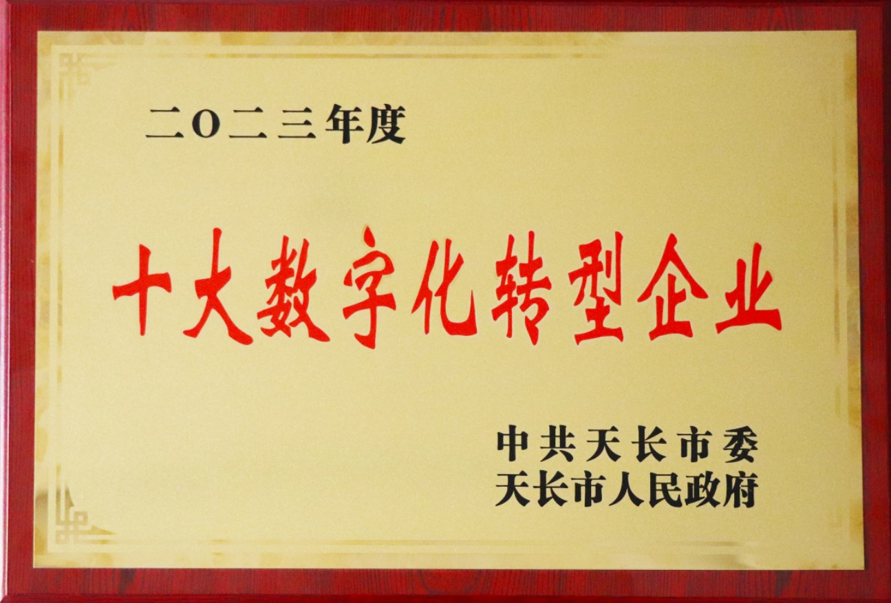 2023年天长市十大数字化转型企业